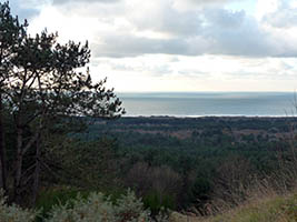 Vue vers la côte, depuis lemont