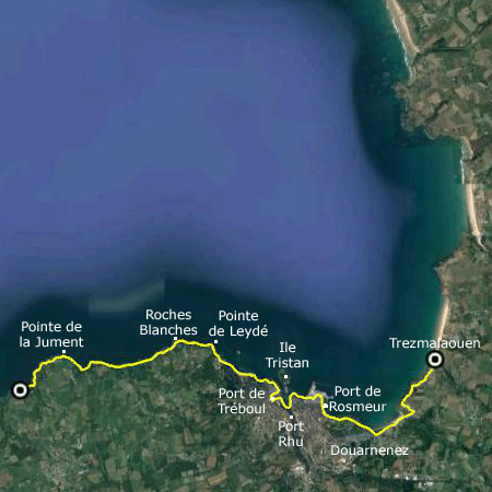Etape de la pointe de la Jument à Trezmalaouen Etape de la pointe de la Jument à Trezmalaouen