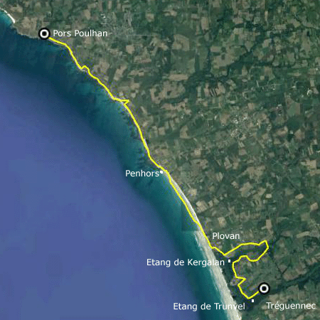 Etape de Tréguennec à Pors Poulhan