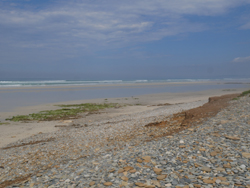Plovan : arrivée sur le rivage