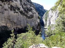 Dans les gorges du Verdon